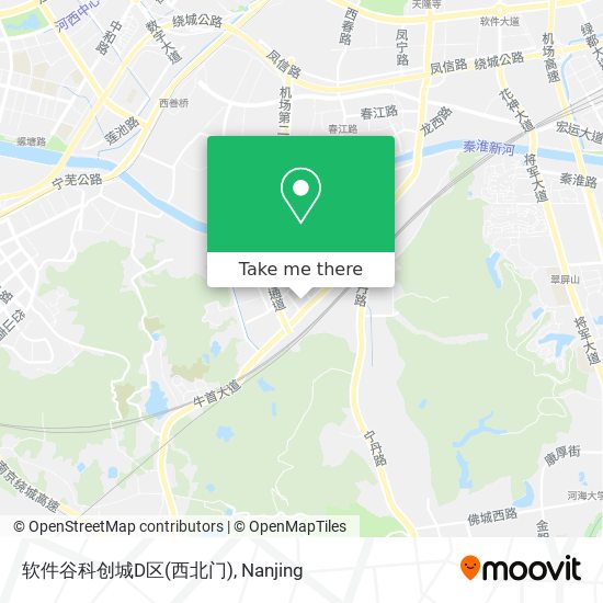 软件谷科创城D区(西北门) map