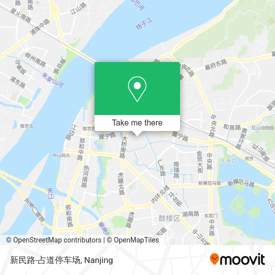 新民路-占道停车场 map