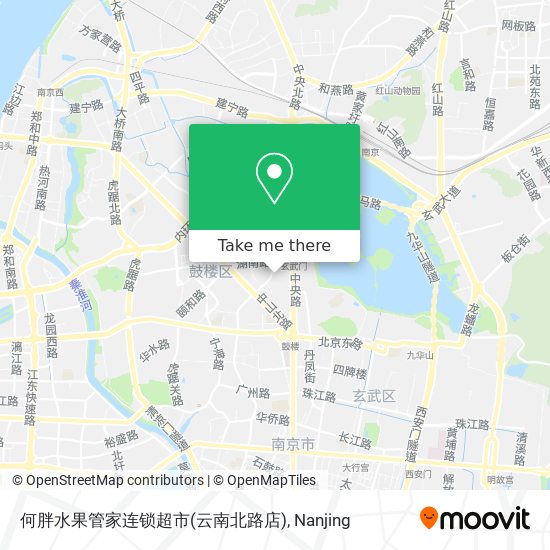 何胖水果管家连锁超市(云南北路店) map