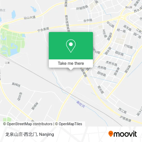 龙泉山庄-西北门 map