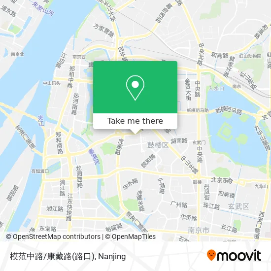 模范中路/康藏路(路口) map