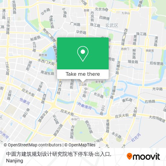 中圆方建筑规划设计研究院地下停车场-出入口 map