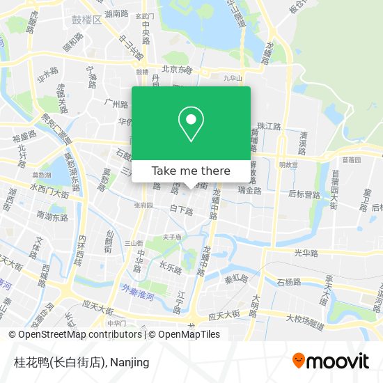 桂花鸭(长白街店) map