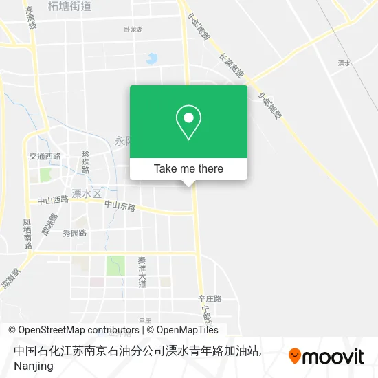 中国石化江苏南京石油分公司溧水青年路加油站 map
