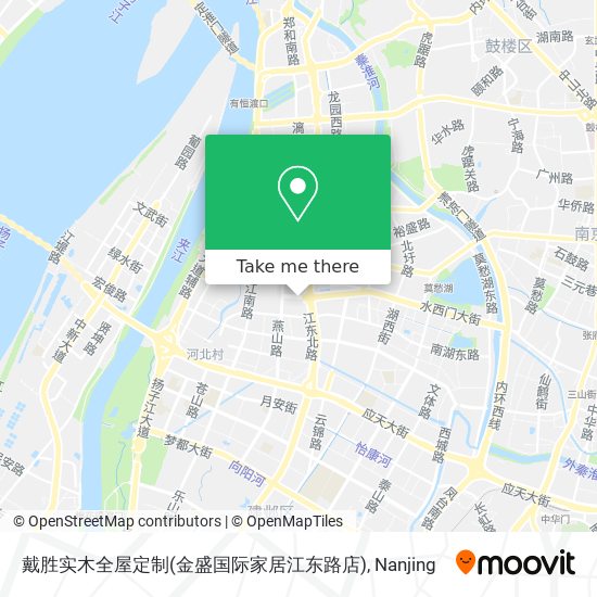 戴胜实木全屋定制(金盛国际家居江东路店) map