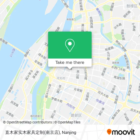 直木家实木家具定制(南京店) map