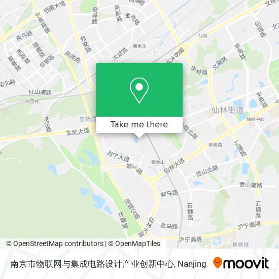 南京市物联网与集成电路设计产业创新中心 map