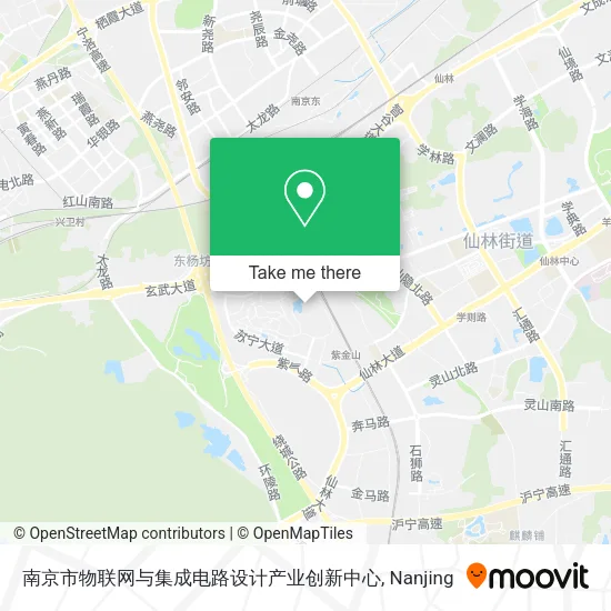 南京市物联网与集成电路设计产业创新中心 map