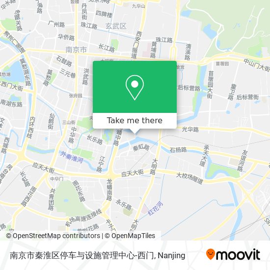南京市秦淮区停车与设施管理中心-西门 map