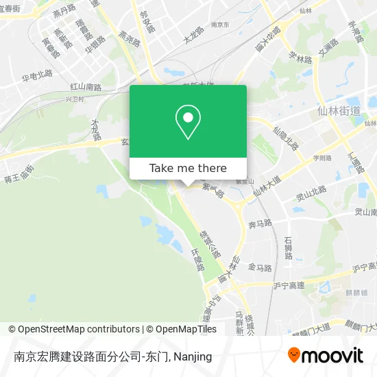 南京宏腾建设路面分公司-东门 map