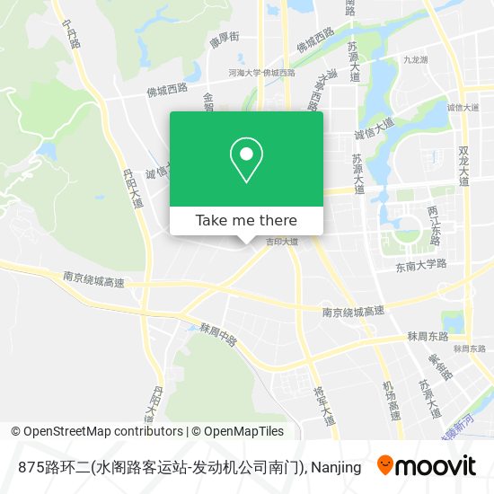 875路环二(水阁路客运站-发动机公司南门) map