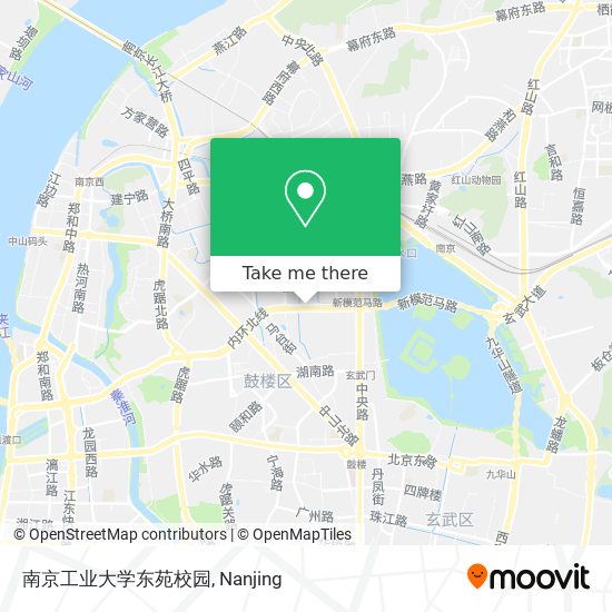 南京工业大学东苑校园 map