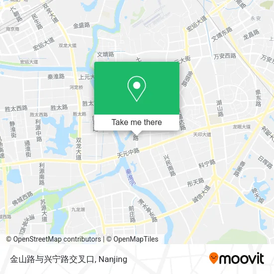 金山路与兴宁路交叉口 map