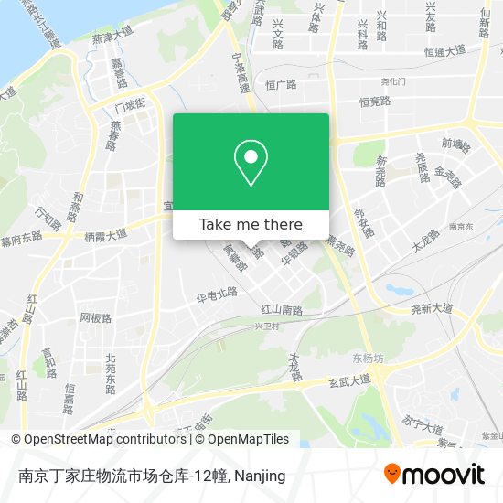 南京丁家庄物流市场仓库-12幢 map