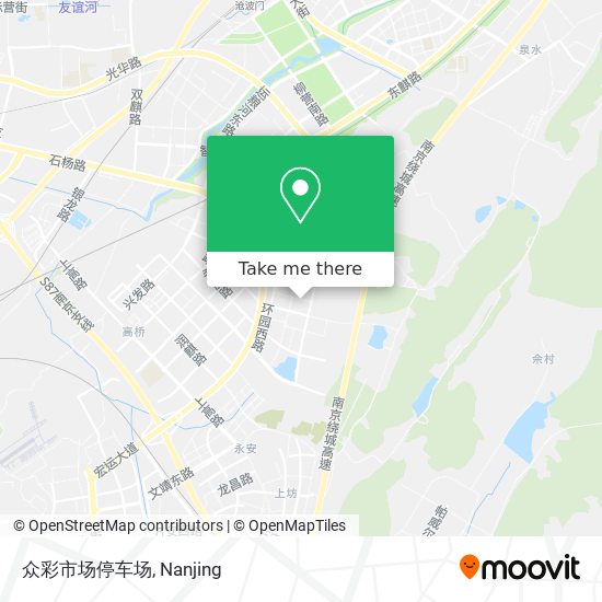 众彩市场停车场 map
