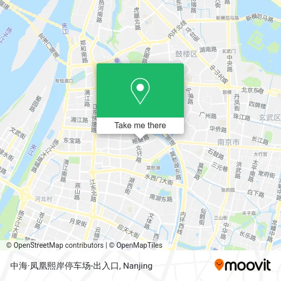 中海·凤凰熙岸停车场-出入口 map