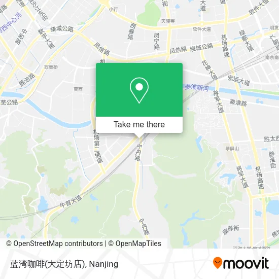 蓝湾咖啡(大定坊店) map