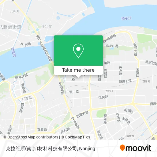克拉维斯(南京)材料科技有限公司 map