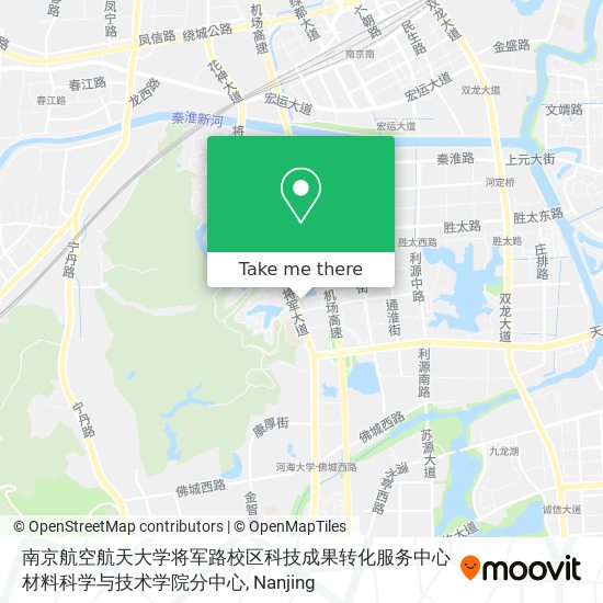南京航空航天大学将军路校区科技成果转化服务中心材料科学与技术学院分中心 map