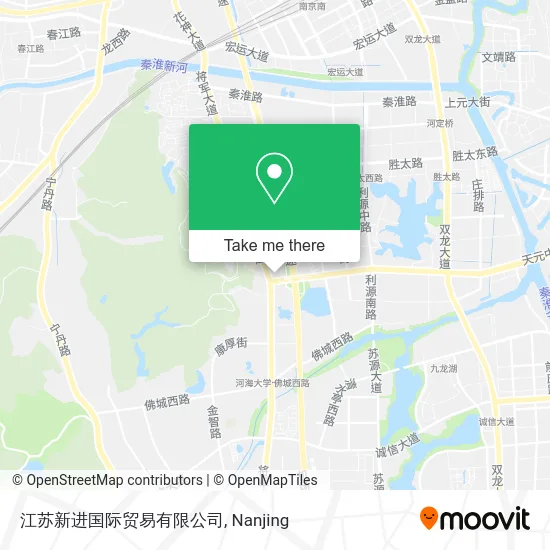 江苏新进国际贸易有限公司 map