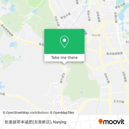 歌曼丽草本减肥(东善桥店) map