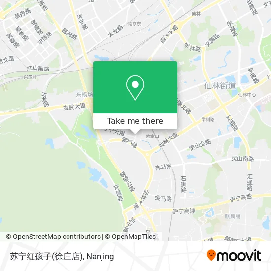苏宁红孩子(徐庄店) map
