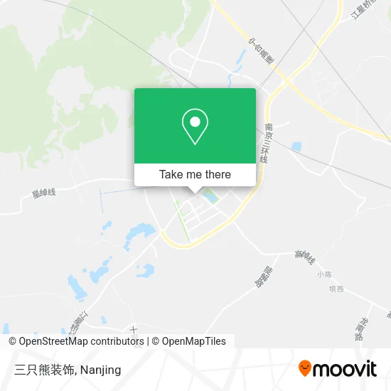 三只熊装饰 map