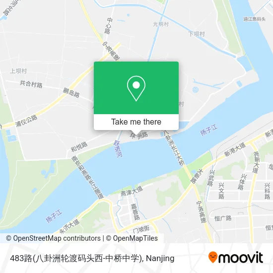 483路(八卦洲轮渡码头西-中桥中学) map