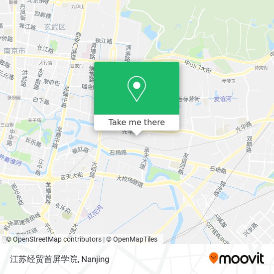 江苏经贸首屏学院 map