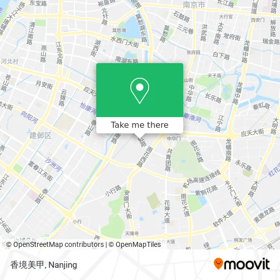 香境美甲 map