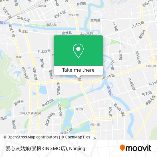 爱心灰姑娘(景枫KINGMO店) map