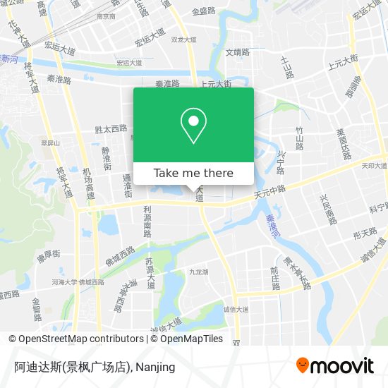 阿迪达斯(景枫广场店) map