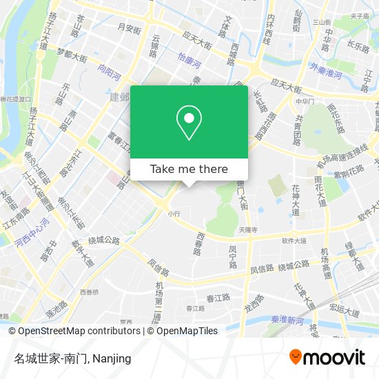 名城世家-南门 map
