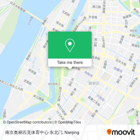 南京奥林匹克体育中心-东北门 map