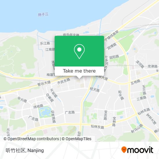 听竹社区 map