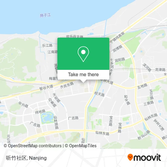 听竹社区 map