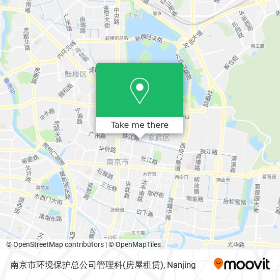 南京市环境保护总公司管理科(房屋租赁) map