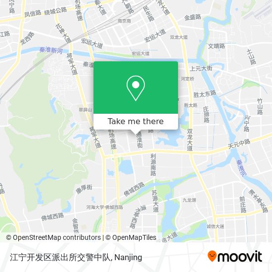 江宁开发区派出所交警中队 map