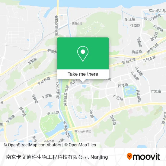 南京卡文迪许生物工程科技有限公司 map