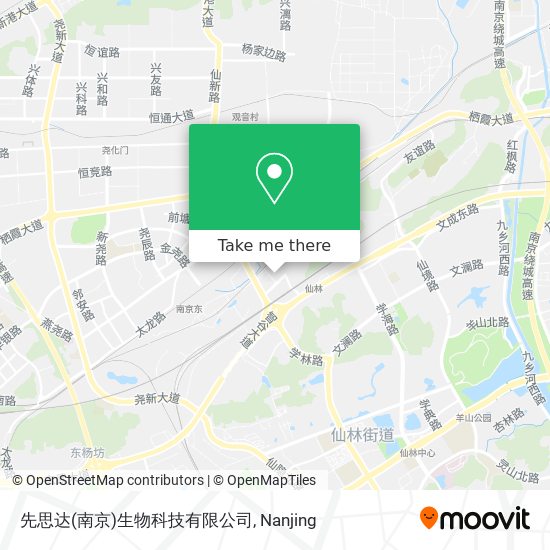 先思达(南京)生物科技有限公司 map