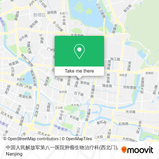 中国人民解放军第八一医院肿瘤生物治疗科(西北门) map