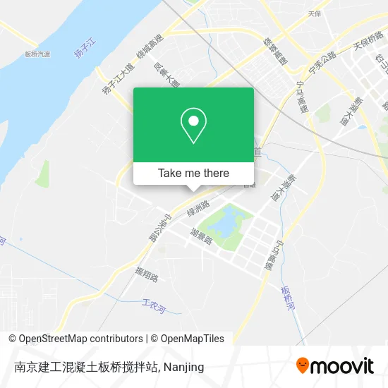 南京建工混凝土板桥搅拌站 map