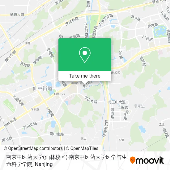 南京中医药大学(仙林校区)-南京中医药大学医学与生命科学学院 map