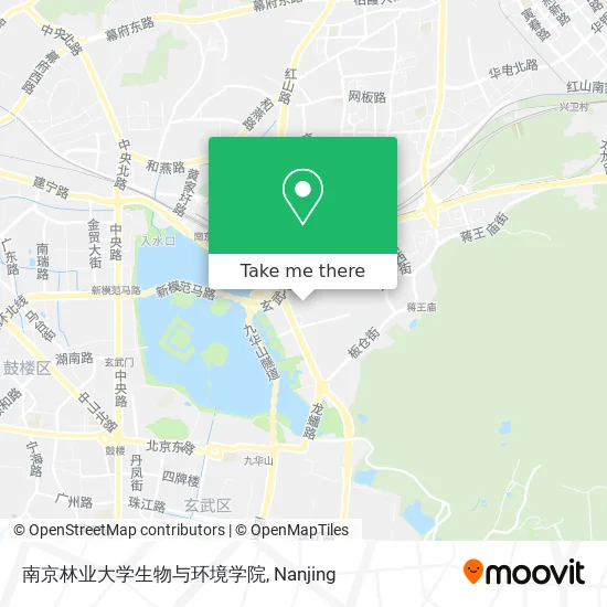 南京林业大学生物与环境学院 map
