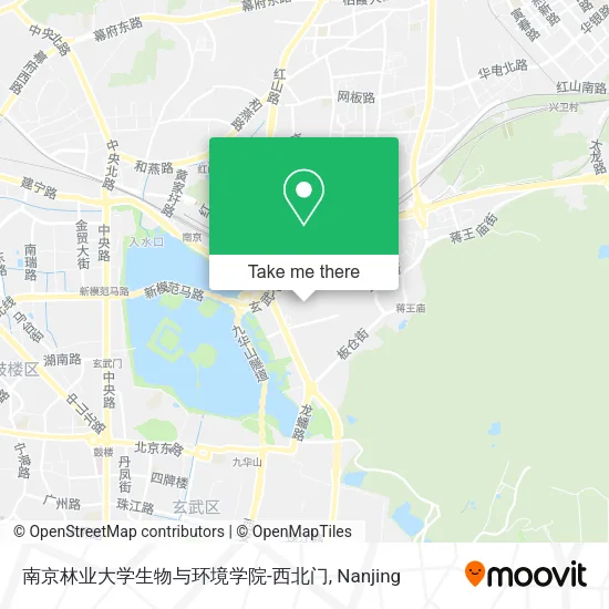 南京林业大学生物与环境学院-西北门 map