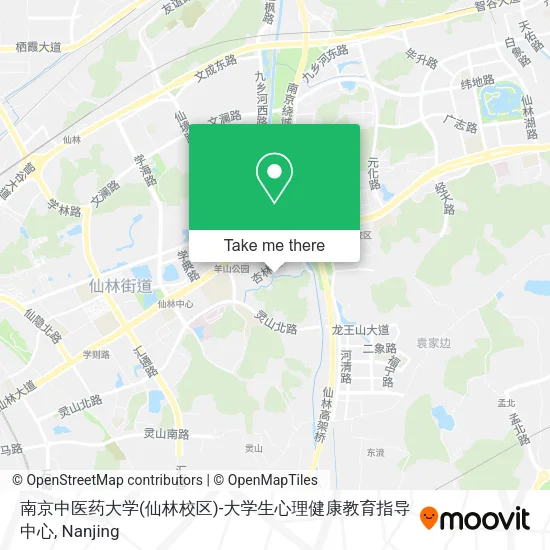 南京中医药大学(仙林校区)-大学生心理健康教育指导中心 map