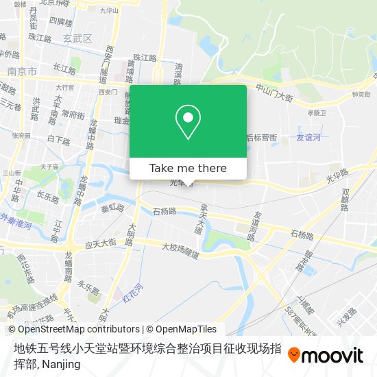 地铁五号线小天堂站暨环境综合整治项目征收现场指挥部 map