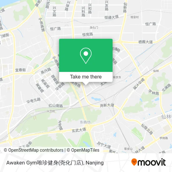 Awaken Gym唯珍健身(尧化门店) map