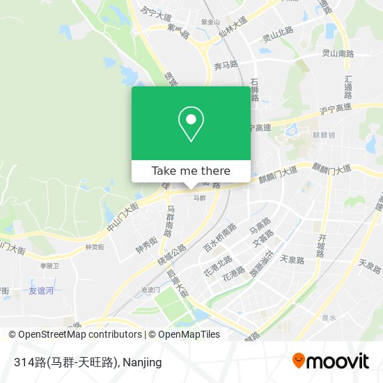 314路(马群-天旺路) map