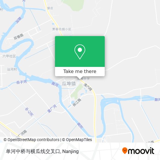单河中桥与横瓜线交叉口 map